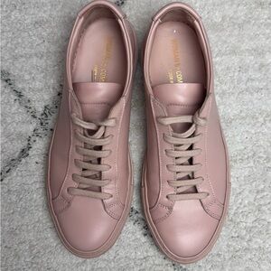 Common Projects Blush Pink Leather Sneakers 37